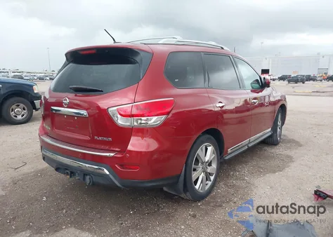2014 Nissan Pathfinder Platinum from USA, damaged, VIN 5N1AR2MN2EC615825